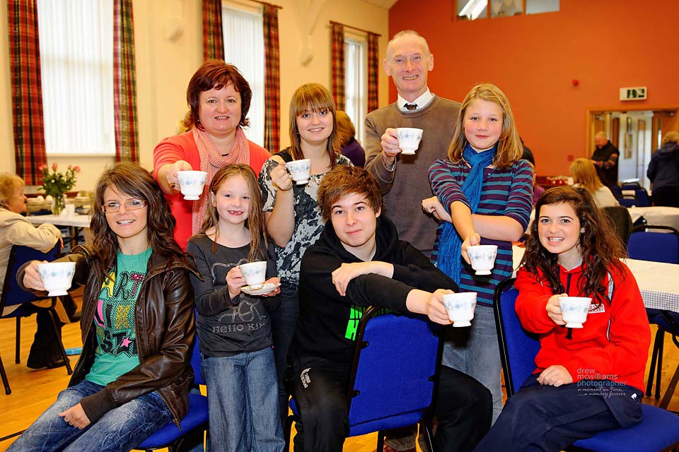 Charity fund raising by the Bible Class at Dromore Non-Subscribing Presbyterian Church